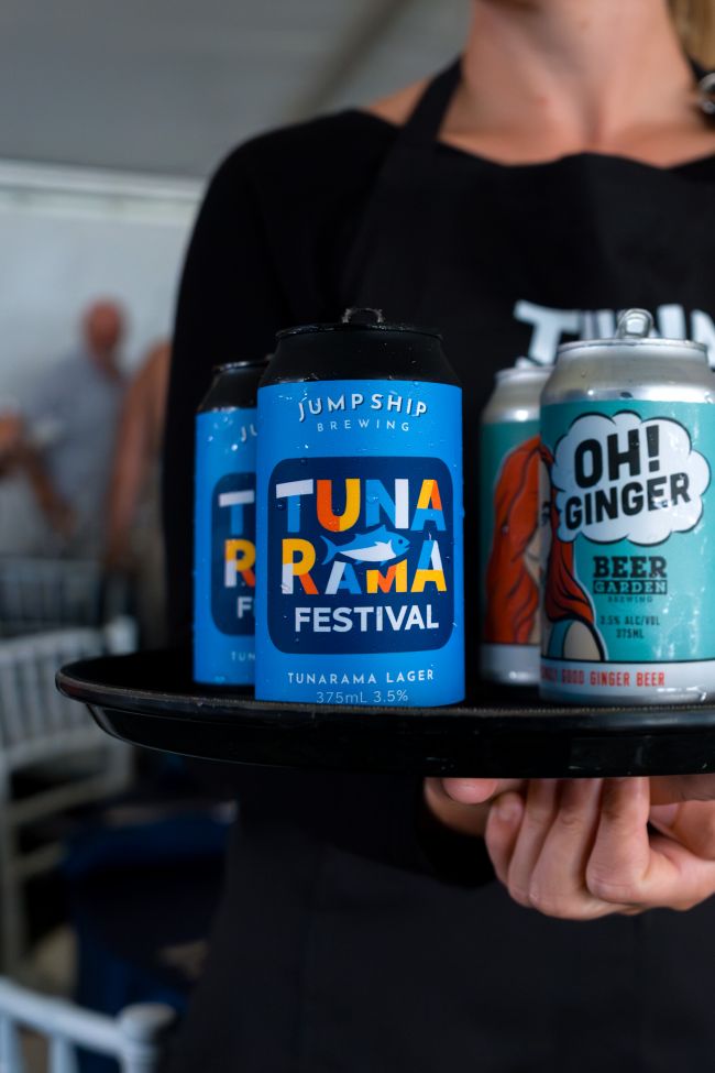 Picture: A can of the special edition Tunarama beer from Jumpship Brewing