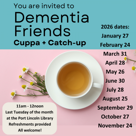 Library Dementia Friends Cuppa and Catch Up 2026