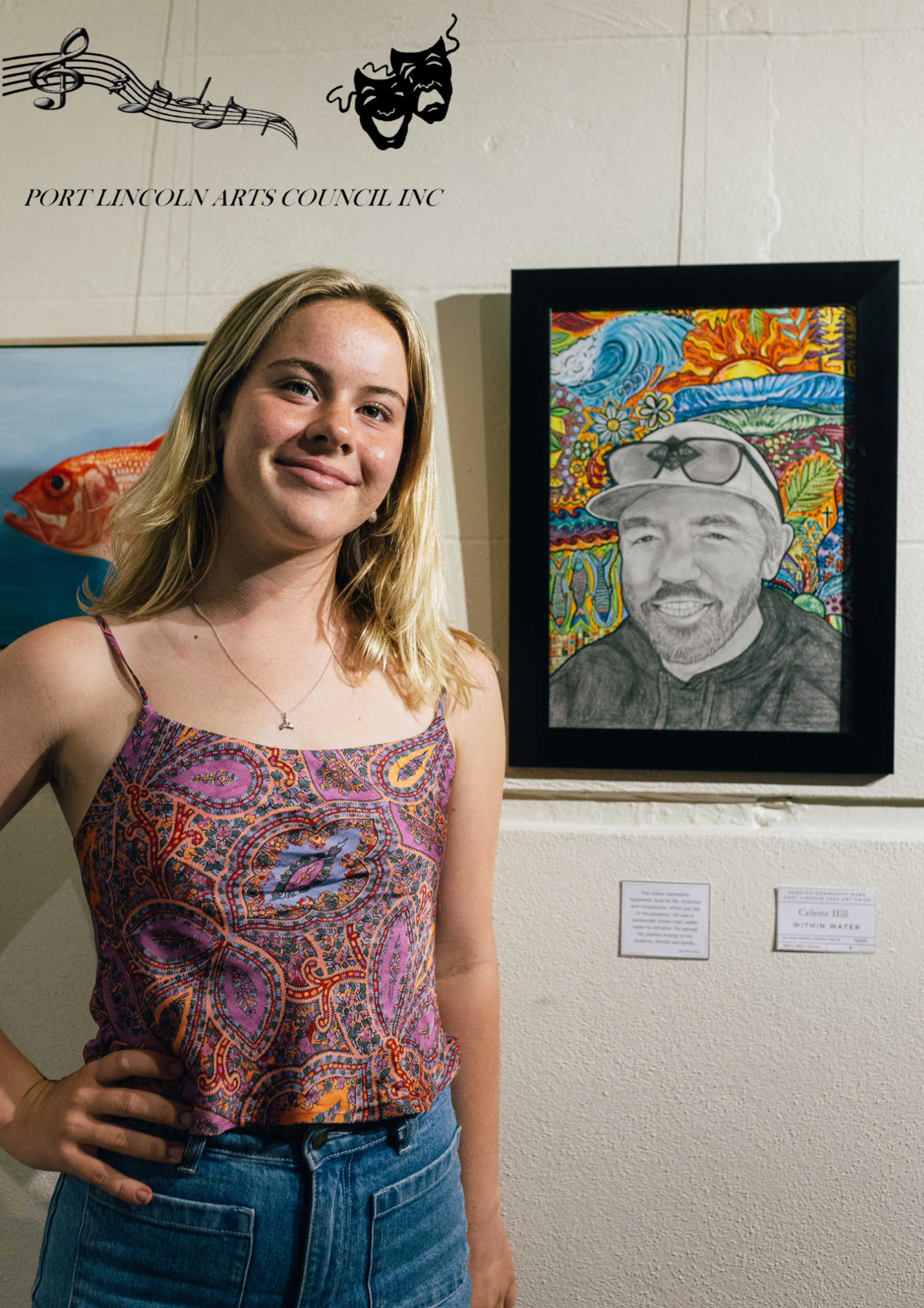2024 Port Lincoln Arts Council - Youth Highly Commended Award - Celeste Hill - Within Water