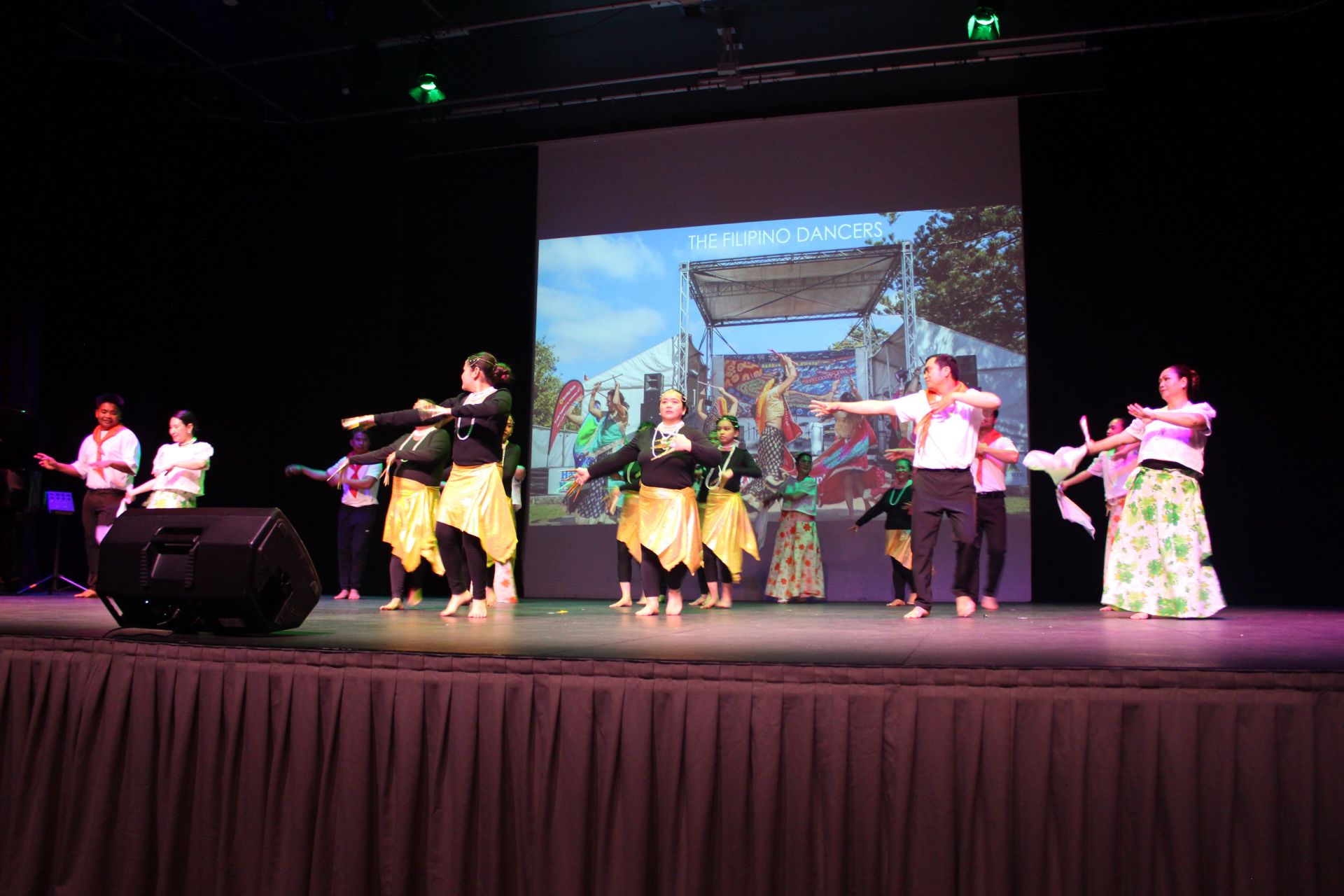 Filipino Dancers performing at the 2025 Mayor's Variety Concert