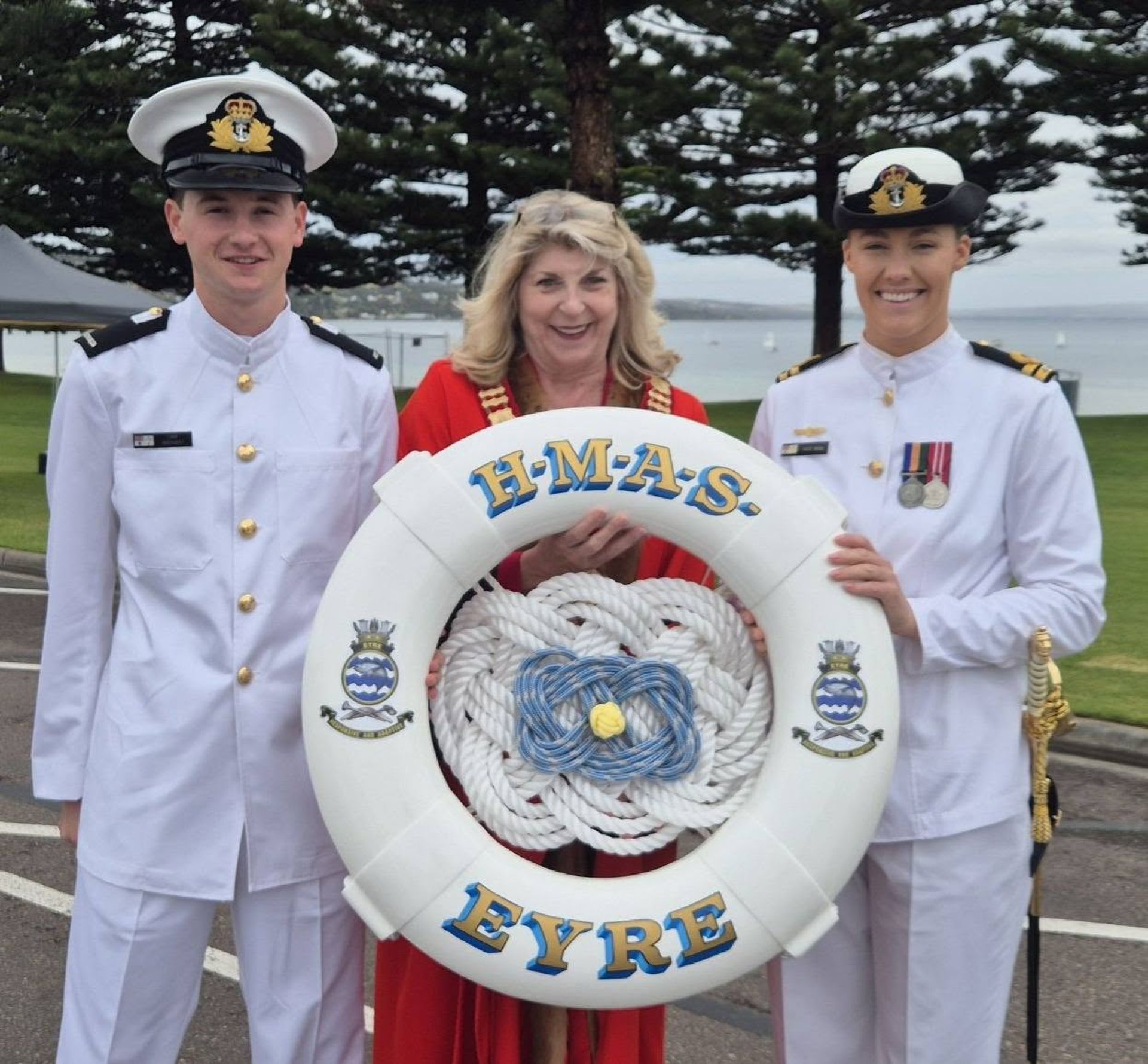 2026 HMAS Eyre Freedom of Entry - Two members locals