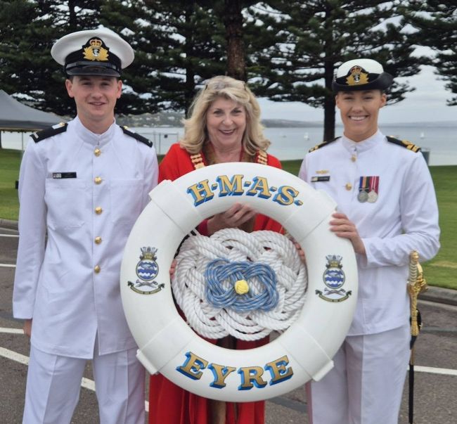 2026 HMAS Eyre Freedom of Entry - Two members locals
